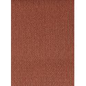 Fauteuil Mara, structure effet cuir naturel, coussin tissu terre de Sienne, Slide