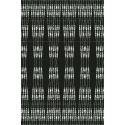 Tapis vinyle Visage noir et blanc rectangulaire, 198x285cm, collection Terra Nova Pôdevache