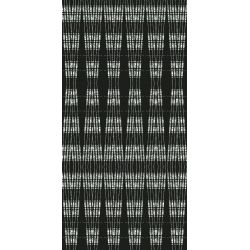 Tapis vinyle Lignes noirs et blanches rectangulaire, 99 x 198 cm, collection Sous influence Pôdevache