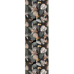 Tapis vinyle Toucans rectangulaire, 95 x 300 cm, collection Sous influence Pôdevache