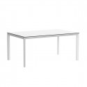 Table Frame Aluminium 160x90xH74 cm, Vondom, blanc