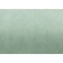 Canapé d'angle Vetsak, velours côtelé couleur vert pâle