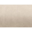 Canapé d'angle en forme de U Vetsak, velours côtelé couleur sable