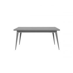 Table 55 Brillant, Tolix gris souris 130x70 cm