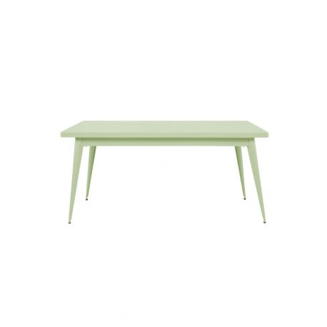 Table 55 Brillant, Tolix vert anisé 130x70 cm