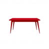 Table 55, Tolix rouge piment mat 130x70 cm