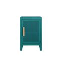 Petit meuble de rangement B1 H64 slim perforé, vert canard, Tolix, 40x28xH64cm