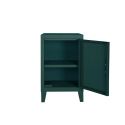 Petit meuble de rangement B1 H64 slim perforé, vert empire, Tolix, 40x28xH64cm