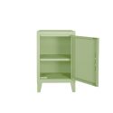 Petit meuble de rangement B1 H64 slim perforé, vert anis, Tolix, 40x28xH64cm