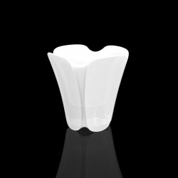 Pot design Pezzettina 50, lumineux Leds blancs, alimentation par câble, 50x50xH50 cm, Vondom