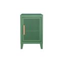 Petit meuble de rangement B1 H64 perforé, Vert romarin, Tolix, 40x40xH64cm