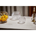 Vase Crystal Bowl, petit carreaux, Ebb&Flow diamètre 15,5 cm