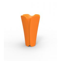 Pot design Pezzettina 50 haut, Vondom orange 50x50xH85 cm