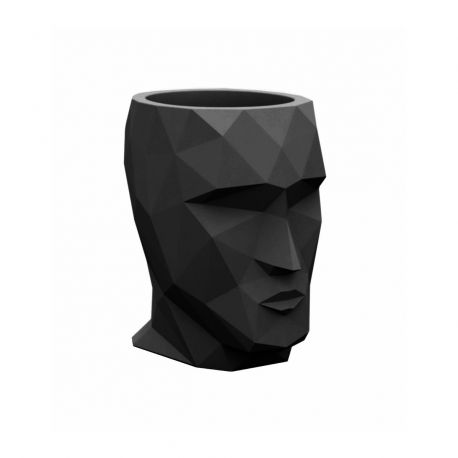 Pot Adan, Vondom noir, 30 x 41 x Hauteur 42 cm