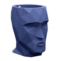 Pot Adan, Vondom bleu avec réservoir d\'eau, 70 x 96 x Hauteur 100 cm