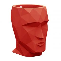 Pot Adan, Vondom rouge laqué, 70 x 96 x Hauteur 100 cm