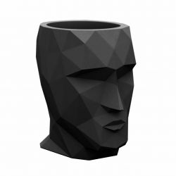 Pot Adan, Vondom noir, 49 x 68 x Hauteur 70 cm