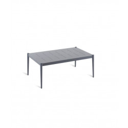 Table basse rectangulaire 102x62 cm Luce graphite, Unopiù