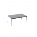 Table basse rectangulaire 102x62 cm Luce graphite, Unopiù
