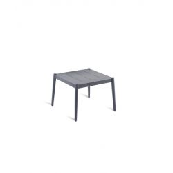 Table basse carrée 56x56xH40 cm Luce graphite, Unopiù