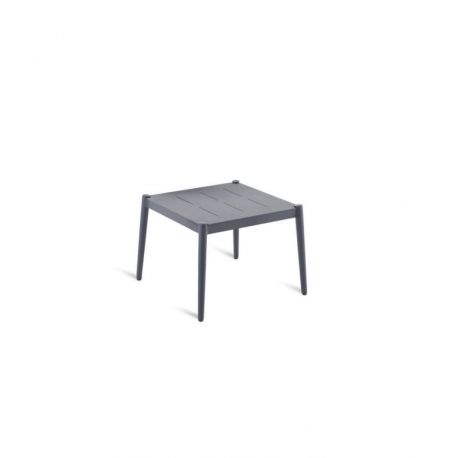 Table basse carrée 50x50 cm Luce graphite, Unopiù