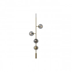 Orb Lounge Pendant Bolia , Brass plated metal - modèle vertical