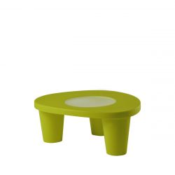 Table basse Low Lita, Slide Design citron vert