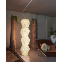 Totem ethnique Threebù, lumière blanche, Slide Design