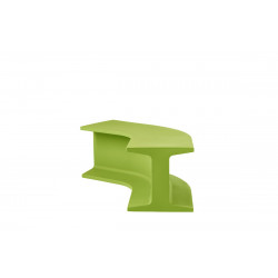 Banc modulable Iron vert citron, Slide Design, L121 x P92 x H45 cm