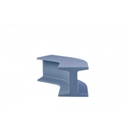 Banc modulable Iron bleu poudré, Slide Design, L121 x P92 x H45 cm