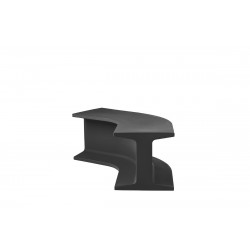 Banc modulable Iron noir, Slide Design, L121 x P92 x H45 cm