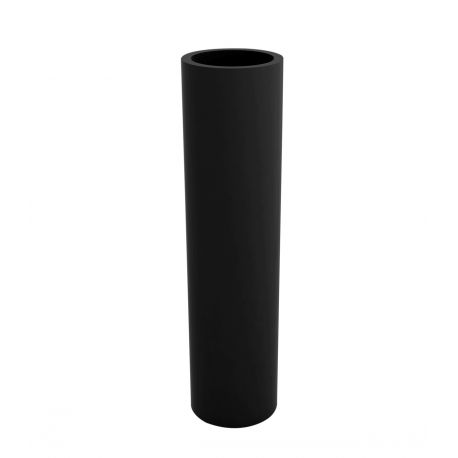 Pot de fleur long Torre noir Vondom 20 x 80