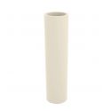 Pot de fleur Cylindrique Torre écru basic Vondom 25 x 100