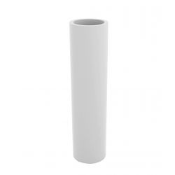 Pot cylindrique haut Torre blanc Vondom D 35 x H 100 cm