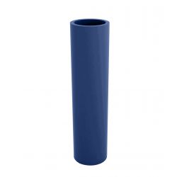 Pot cylindrique haut Torre bleu marine Vondom D 35 x H 100 cm