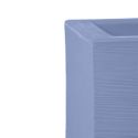 Pot de fleur rectangle Quadra, bleu poudré, Slide Design, L x 90, D x 45, H x46