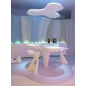Tabouret de bar design Koncord, Slide Design blanc, hauteur d'assise 70 cm