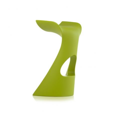 Tabouret de bar design Koncord, Slide Design citron vert, hauteur d'assise 70 cm