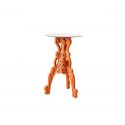Table d'appoint Master of Love orange, Slide design, D x 69, H x 110 cm