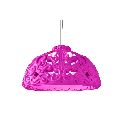 Lustre baroque Dame of Love fuchsia, Slide design, D 100 x H 54 cm