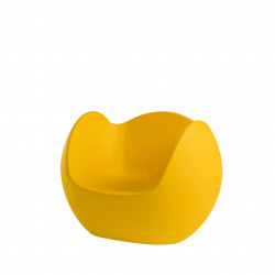 Fauteuil Blos, Slide Design jaune safran
