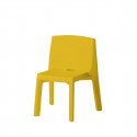 Chaise Q4, Slide design jaune