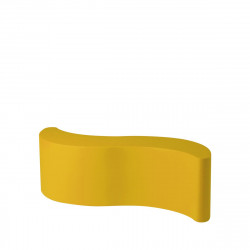 Banc Wave, Slide Design jaune safran