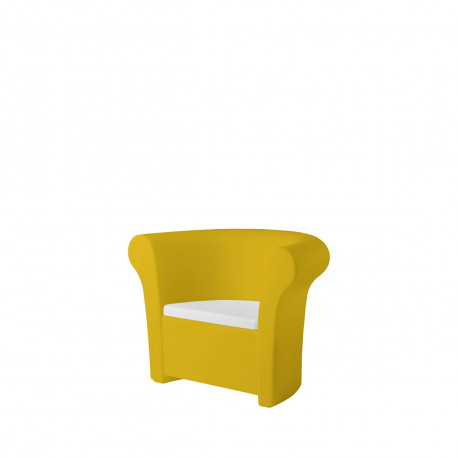 Fauteuil Kalla, Slide Design jaune Mat