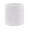Grand pot Cylindrique blanc, double paroi, Vondom, Diamètre 80 x Hauteur 80 cm
