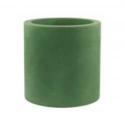 Grand pot Cylindrique vert sapin double paroi, Vondom, Diamètre 80 x Hauteur 80 cm