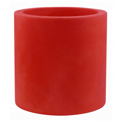 Pot Cylindre diamètre 50 x hauteur 50 cm, double paroi, Vondom rouge