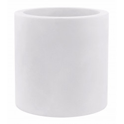 Pot Cylindre diamètre 50 x hauteur 50 cm, double paroi, Vondom blanc