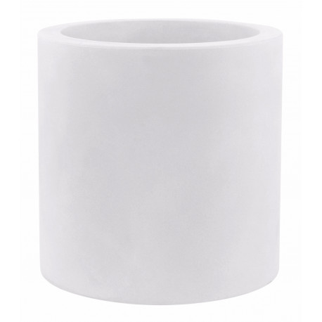 Pot Cylindre diamètre 50 x hauteur 50 cm, simple paroi, Vondom blanc