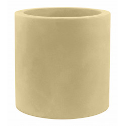 Pot Cylindre diamètre 50 x hauteur 50 cm, double paroi, Vondom beige